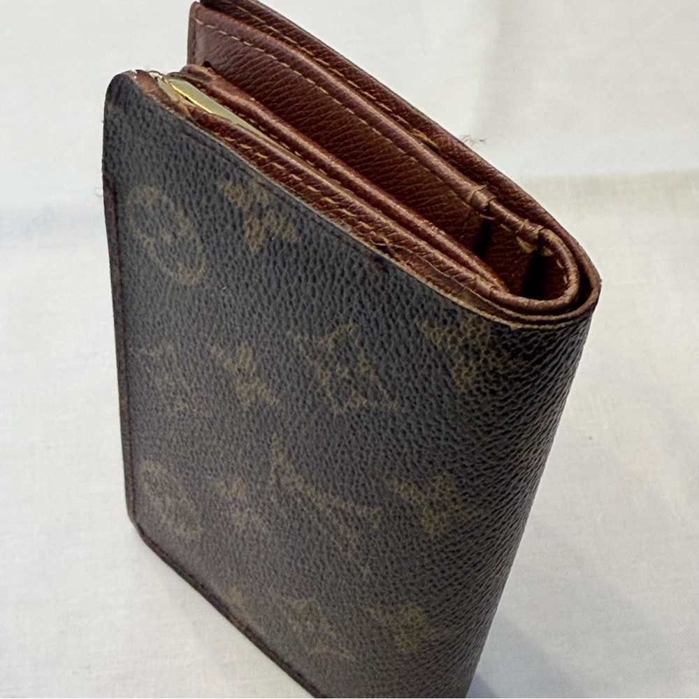 Louis Vuitton Monogram Porte Monnaie Vieille Small Wallet Coin Purse Vintage - Picture 5 of 10